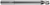 3 FL - Corner Radius - 35° Helix - 0.5000" (1/2) Cutter DIA x 0.5000" (1/2) Shank DIA x 0.0300" Radius x 0.6250" (5/8) LOC x 4.0000" (4) OAL x 2.2500" (2-1/4) Reach - Uncoated