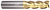 3 FL - Corner Radius - 45Â° Helix - 0.2500" (1/4) Cutter DIA x 0.2500" (1/4) Shank DIA x 0.0200" Radius x 0.7500" (3/4) LOC x 2.5000" (2-1/2) OAL - ZPLUS Coated  HELICAL  SKU HELSO1-29152