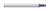 4 FL - 0.0930" (3/32) Cutter DIA x 0.0050" Radius x 0.0740" LOC - AlTiN Coated  TITAN USA  SKU TITUS1-TC50497