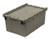 Distribution Bin, Heavy Duty Attached Top Container, 14-7/8"W x 21-3/4"D x 9-5/8"H overall size, Gray, Gray, HDPE, QDC2115-9