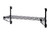 Cantilever Single WIne Shelf Post Wall Mount, (1) 48"W x 14"D wine shelf, (2) 14" posts, Epoxy Coated, Black, 0, Carbon Steel, WC14-1448WBK