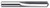 DRILL N17, STR FLT, CARB, TC19717