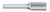 BUR SA-12 1/8 SC CYLIND, CARB 1/4 SHK, TB19272  TITAN USA  SKU TITUS1-TB19272