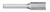 BUR SB-9 1 DC CYLIND END CUT, 1/4 SHK, TB19664