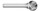 BUR SD-40 1/16 SC BALL SHAPE, 1/8 SHK, TB19492