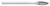 BUR SH-41L3 1/8 SC FLAME SHAPE, 1/8 SHK, TB19951  TITAN USA  SKU TITUS1-TB19951