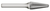 Tool # SL-53, 0.1875" (3/16) Cutter DIA x 0.5000" (1/2) LOC x 0.1250" (1/8) Shank DIA x 1.5000" (1-1/2) OAL,Carbide Single Cut  - Uncoated, TB19474