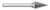 BUR SM-42L2 1/8 DC POINTED CONE SHAPE, 1/8 SHK, TB19065  TITAN USA  SKU TITUS1-TB19065