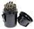 DRILL SET 1/16-1/2 X 64ths 29PC 135PT, HSS, B&G, HD, MECH W/PLASTIC CASE , MS99442  TITAN USA  SKU TITUS1-MS99442