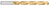 0.0410" Drill DIA x 0.6875" (11/16) Flute Length - 2 FL - TiN Coated, CD47759