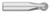 END MILL 3/8 2FL SE BALL, STUB CARB, TC10324  TITAN USA  SKU TITUS1-TC10324