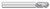 END MILL 3/8 4FL SE BALL LONG, CARB, TC16524  TITAN USA  SKU TITUS1-TC16524