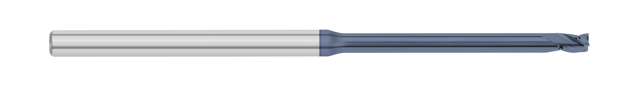 3 Flute-Square-30° Helix-Long Reach, Stub