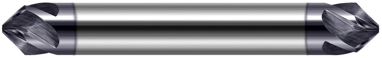 Pointed & Flat End-Helical Flutes-Double-Ended