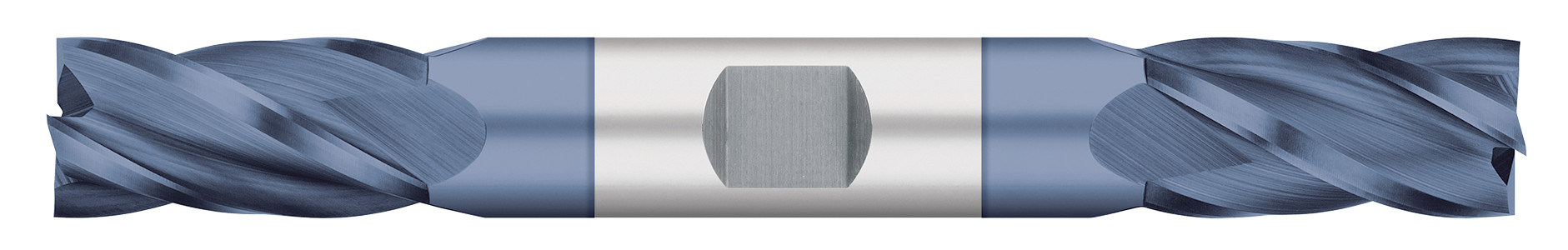 4 Flute-Square-30° Helix-Double-Ended