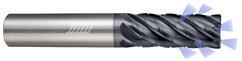 6 Flute - Corner Radius - Chipbreaker Rougher - Co