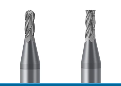 MINIATURE DIAMOND COATED END MILLS
