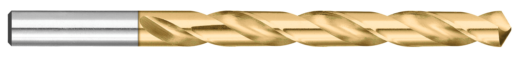 Jobber Length-118° Point-Bright Finish & TiN Coat