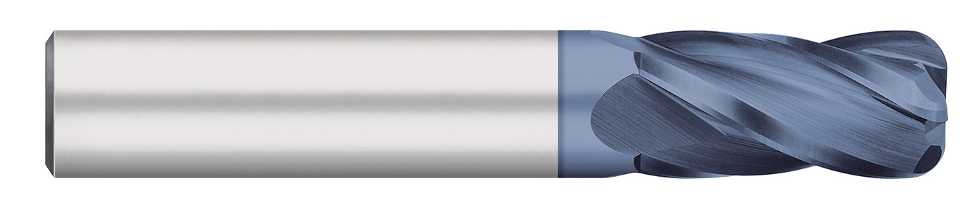 4 Flute-Corner Radius-30° Helix