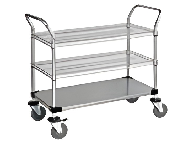 WIRE AND SOLID COMBINATION UTILITY CARTS
