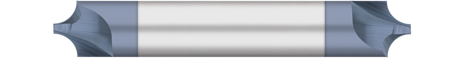 2 Flute-Unflared-Double Ended-Carbide