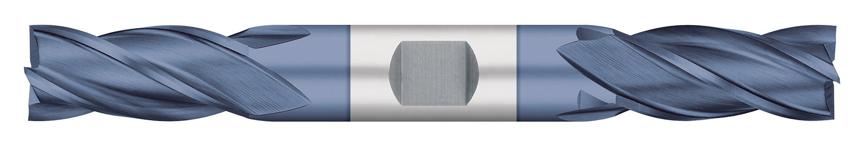4 Flute-Square-30° Helix-Double-Ended
