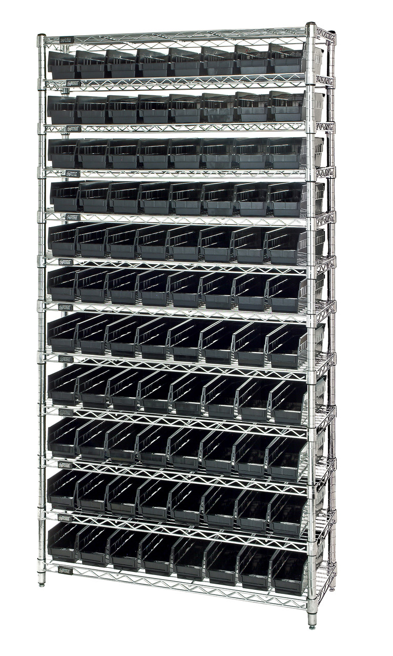 CONDUCTIVE BIN WIRE SHELVING SYSTEM