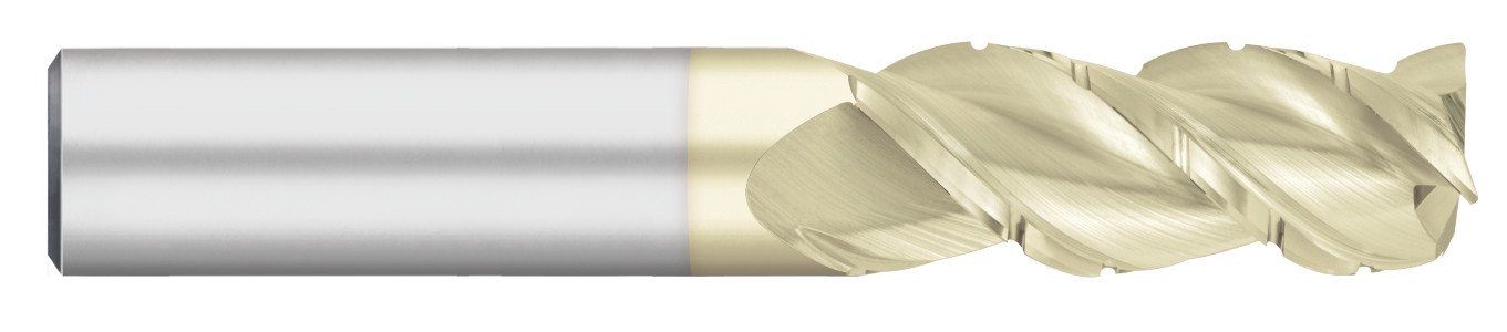 For Aluminum-3 Flute-Corner Radius-45° Helix-Chip
