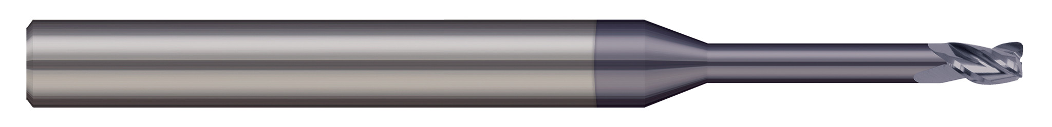 Corner Radius-2 & 3 Flute-Long Reach, Stub Flute