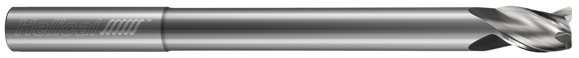 3 Flute - Corner Radius - 35° Helix - Reduced Nec