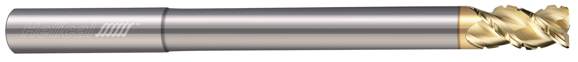 3 Flute, Corner Radius - 45° Helix, Chipbreak (2)