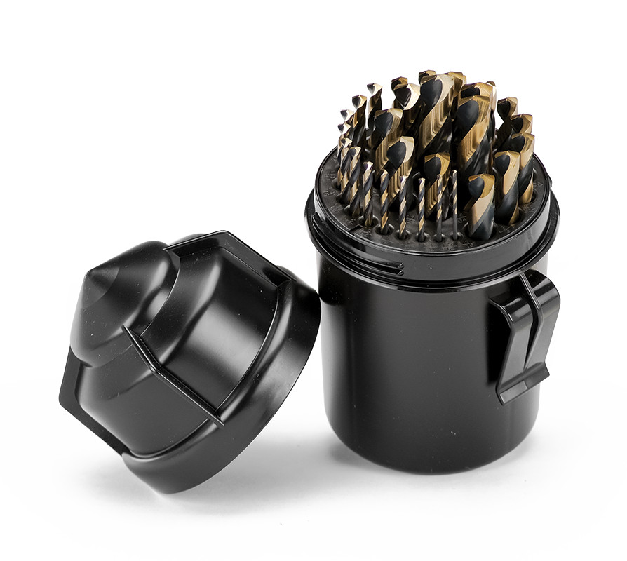 Jobber Drill Sets-Black & Gold Oxide Finish