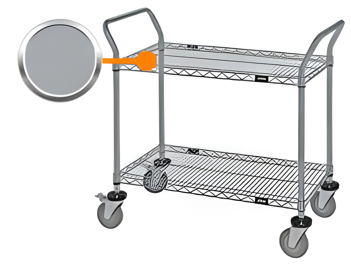 GRAY EPOXY UTILITY CARTS