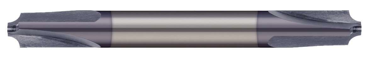 Corner Rounding End Mills-3 Flute-Double-Ended