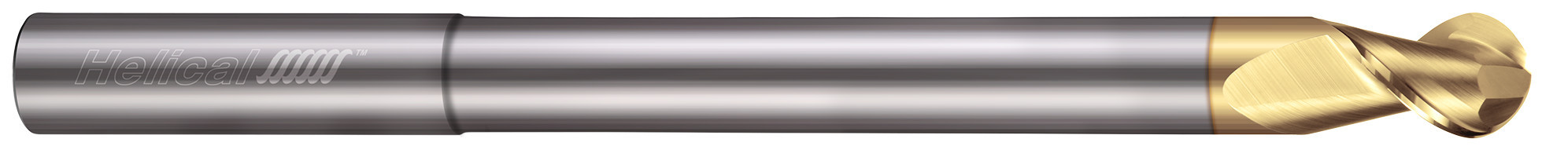 Flute, Ball - 45° Helix, Reduced Neck