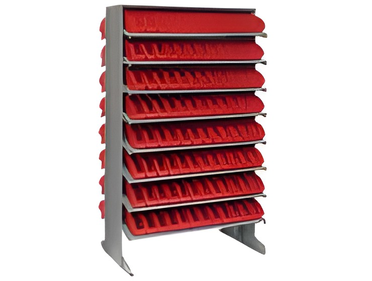 DOUBLE SIDED PICK RACKS WITH BINS