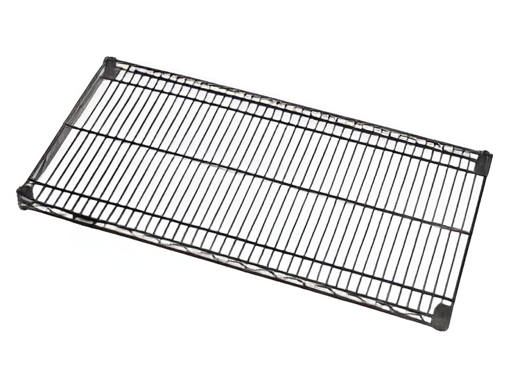 GREEN EPOXY COATED WIRE SHELVES