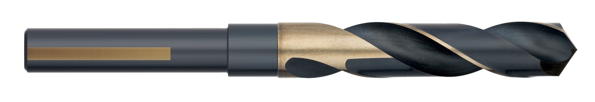 Silver & Deming-118° Split Point-3 Flats-Black &