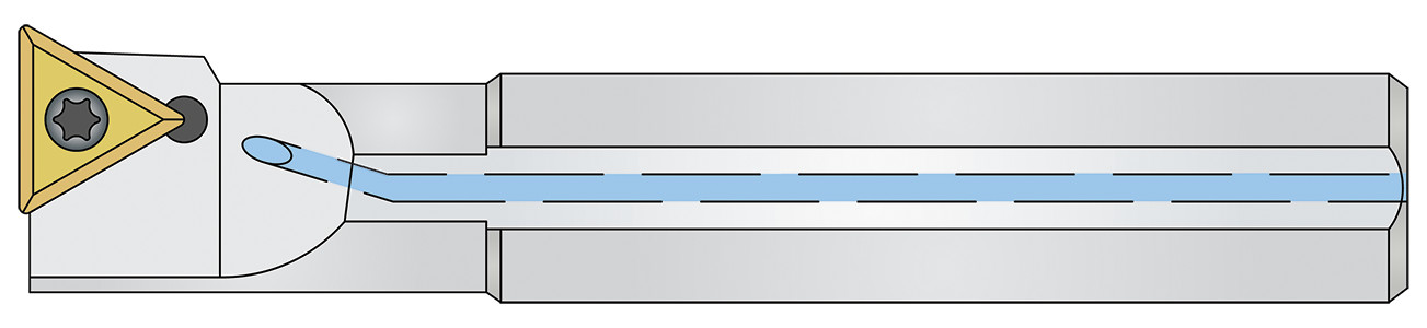 Facing-Coolant Through-Left
