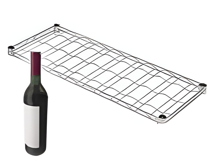 CHROME WINE SHELVING