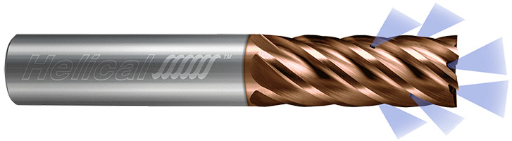 6 Flute - Square - Coolant Through - Variable Pitc