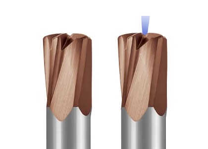 HIGH FEED END MILLS
