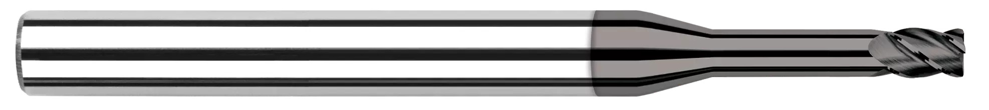 Corner Radius-Long Reach, Stub Flute