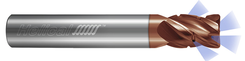 4 Flute - Corner Radius - Coolant Through - Chipbr