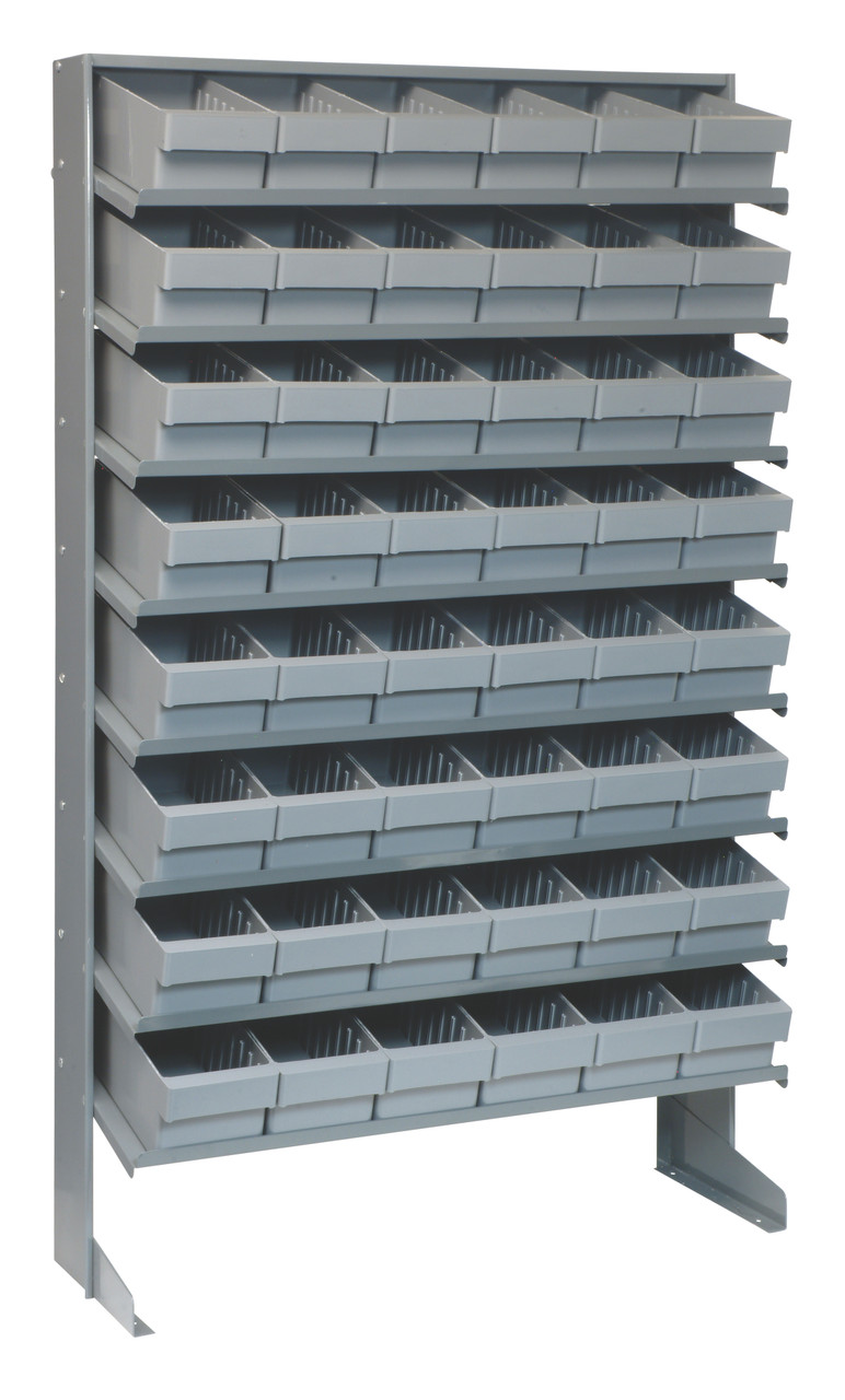SINGLE SIDED PICK RACK WITH EURO DRAWER BINS