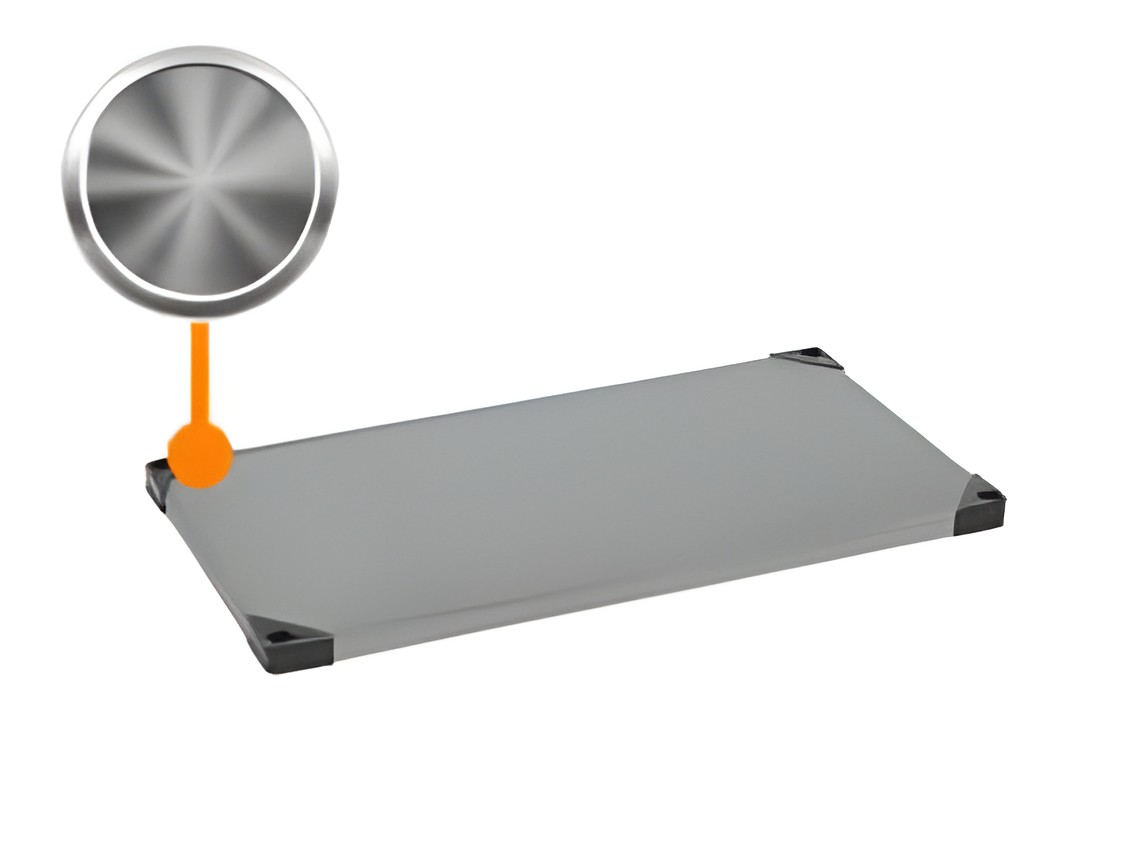 STAINLESS STEEL SOLID SHELVES