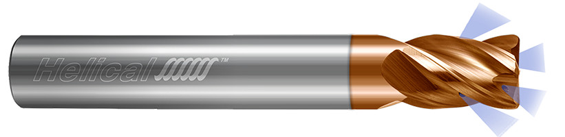 4 Flute - Corner Radius - Coolant Through - Variab