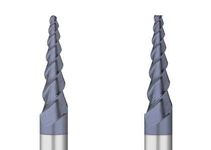 GENERAL PURPOSE END MILLS - CARBIDE - TAPERED