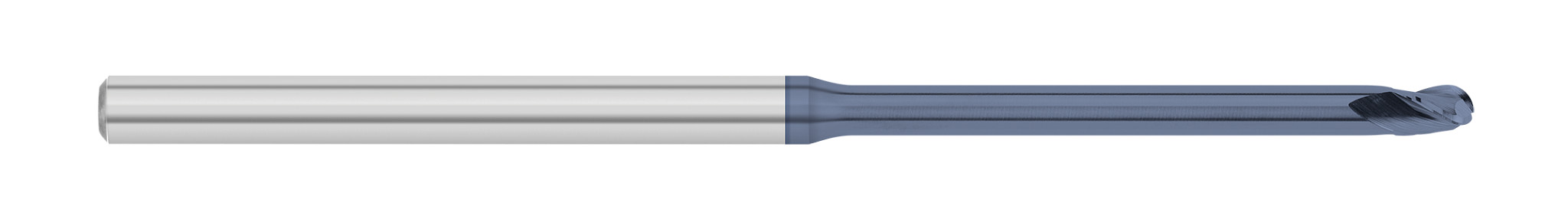 3 Flute-Ball-30° Helix-Long Reach, Stub