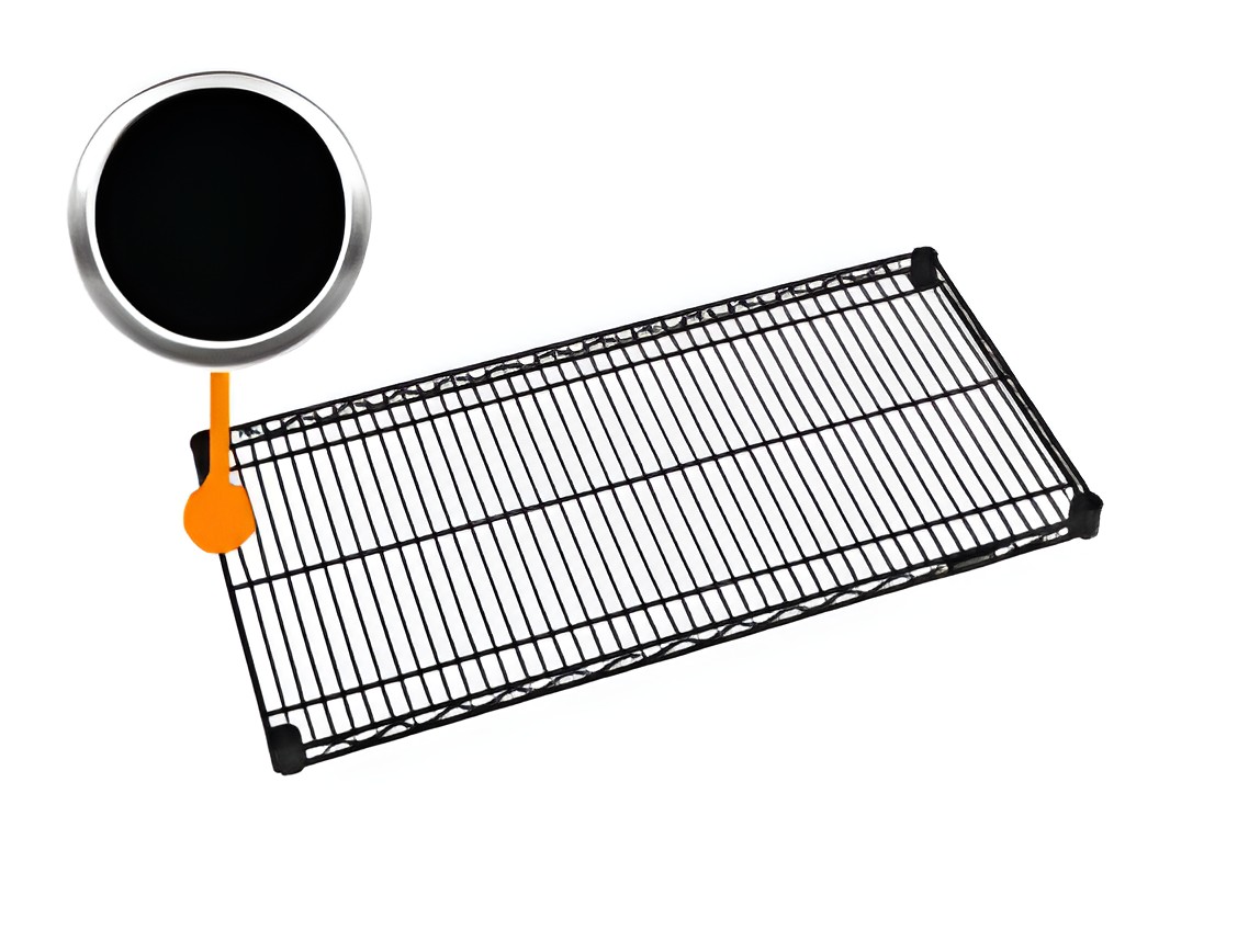BLACK EPOXY WIRE SHELVES